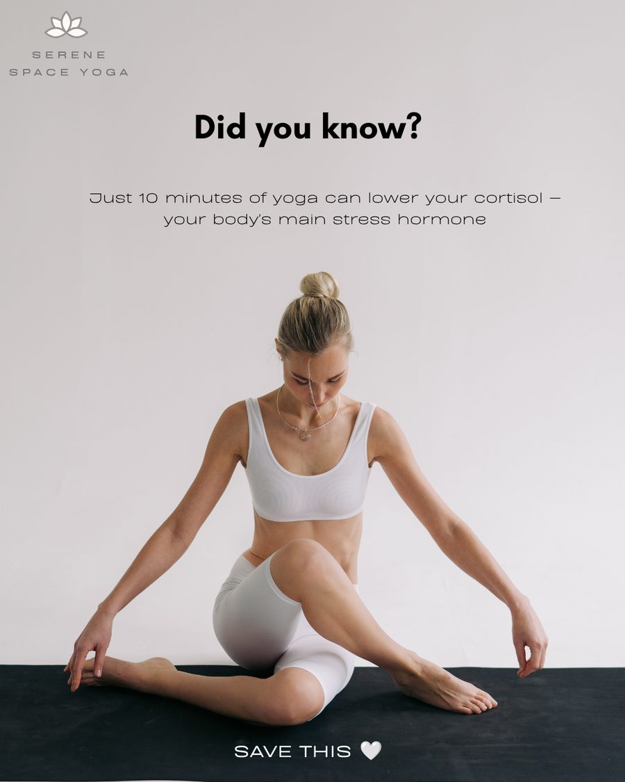 Serene Space Yoga education post